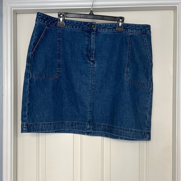 Boden Blue Denim Skirt - Picture 1 of 5